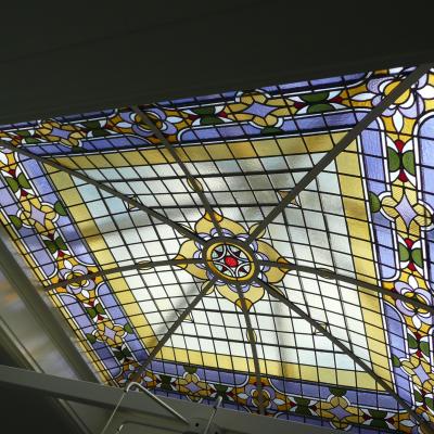 Glas-in-lood plafonds en koepels